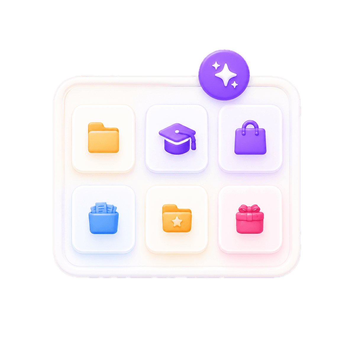 Saves organized into smart collections automatically